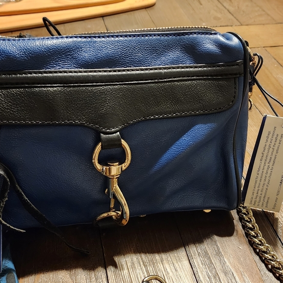 Rebecca Minkoff Electric Blue Mini Mac Bag - Picture 3 of 15